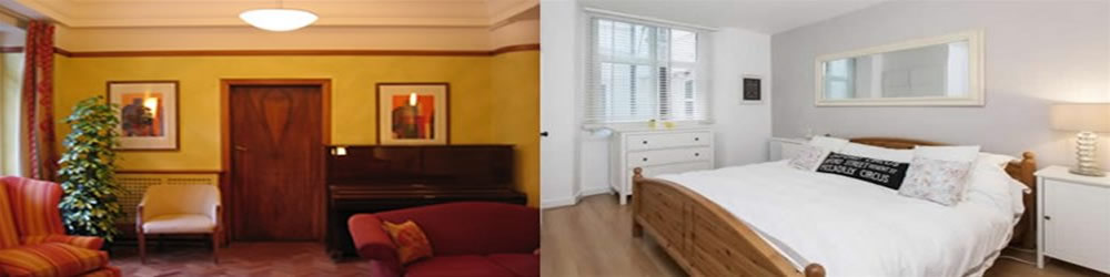 In Battersea, London SW11, several decorating/painting works